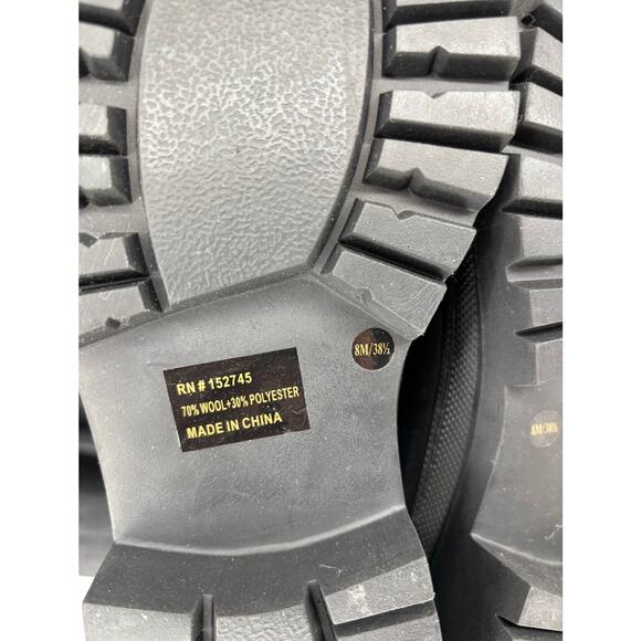 Lucky Brand Emali Chelsea Boots Leather Lug Sole Platform Size 8 Women Bikercore - Picture 11 of 11